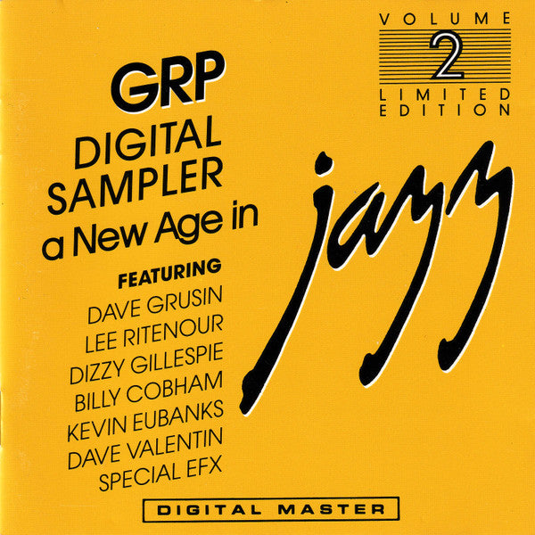 Buy Various : GRP Digital Sampler Jazz Volume 2 (CD, Comp, Ltd) Online for  a great price – The Turntable Store