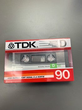 TDK D90 normal position Type 1 cassette