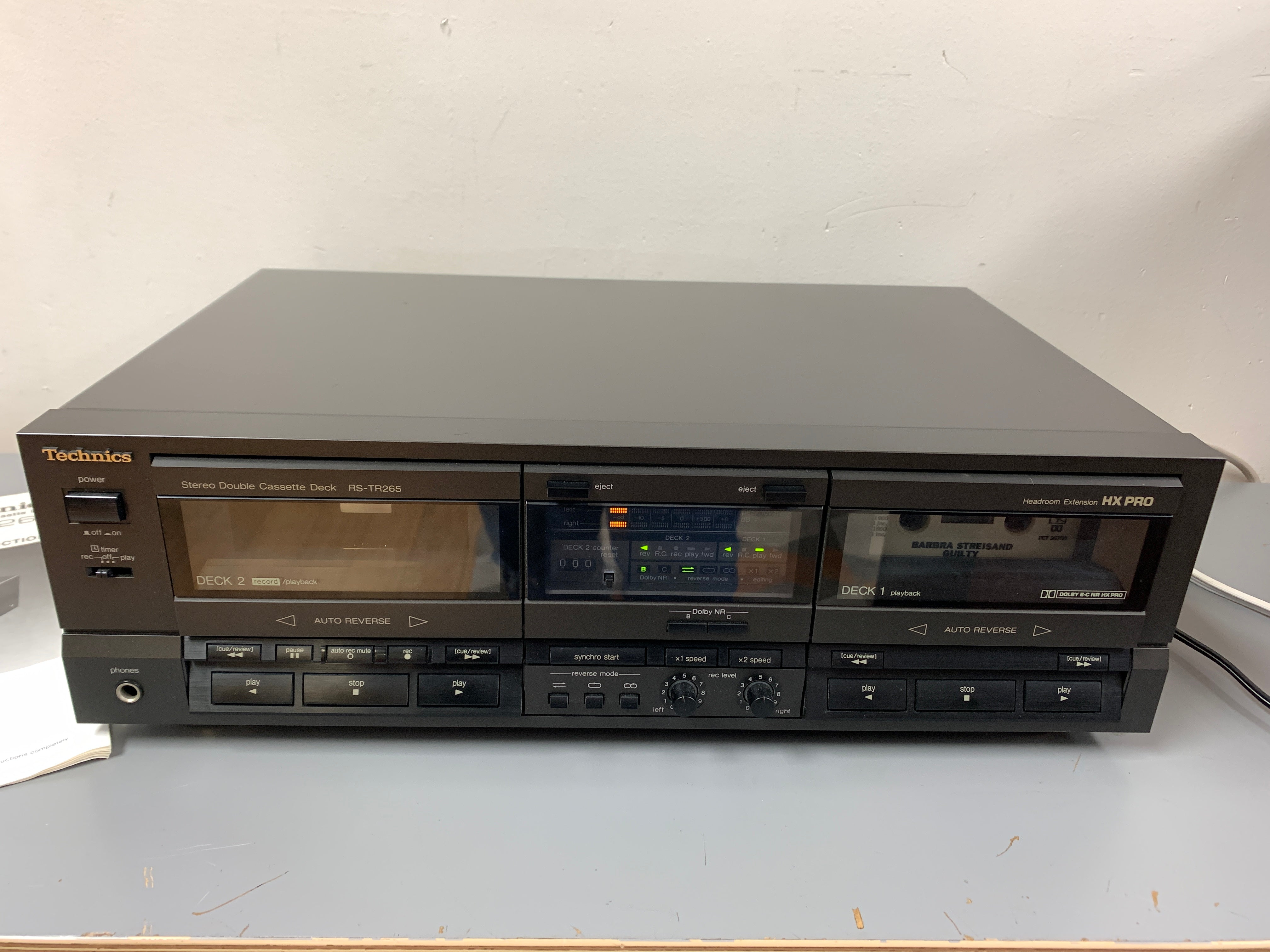 Technics RS-TR265 Double Cassette Deck