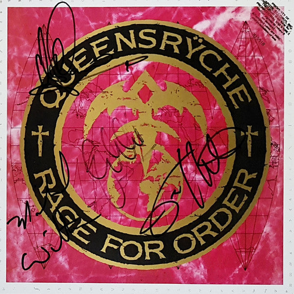 Queensrÿche - Rage For Order (LP, Album, Bla) (Near Mint (NM or M-))