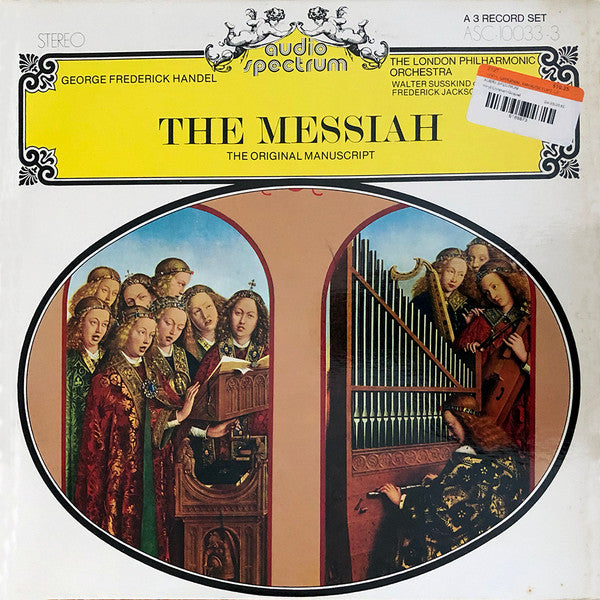 Georg Friedrich Händel, The London Philharmonic Orchestra - The Messiah -  The Original Manuscript (3xLP, Album + Box) (Very Good Plus (VG+))