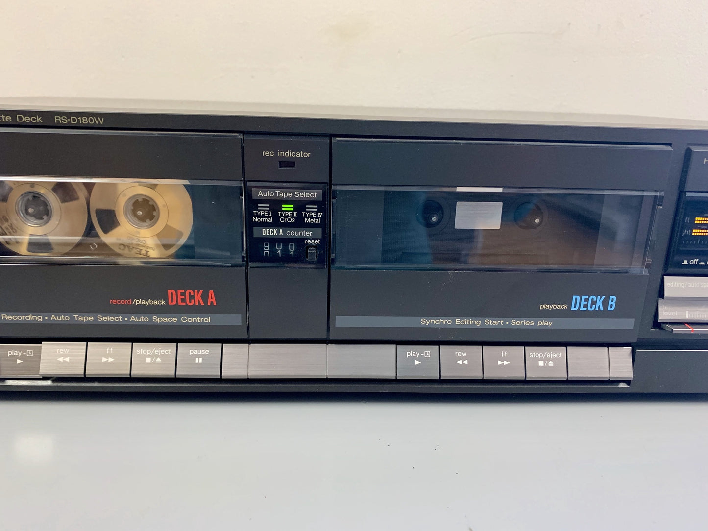 Technics RS-D180W Double Cassette Deck