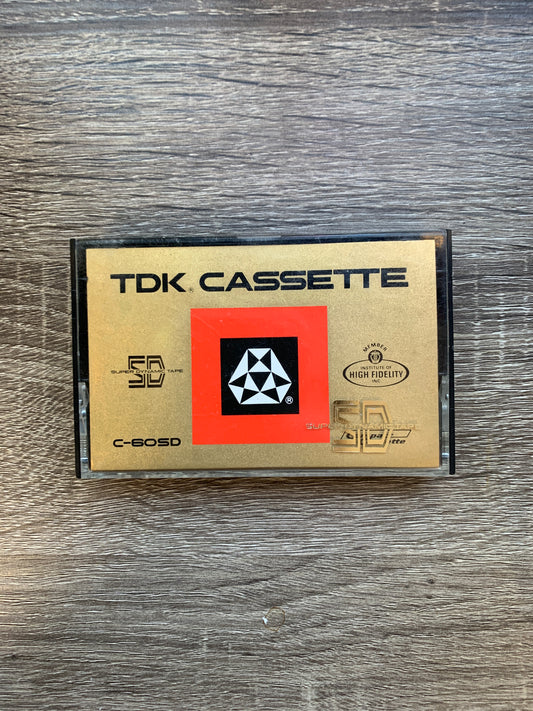 1972-73 USED TDK SD c-60SD Blank Cassette