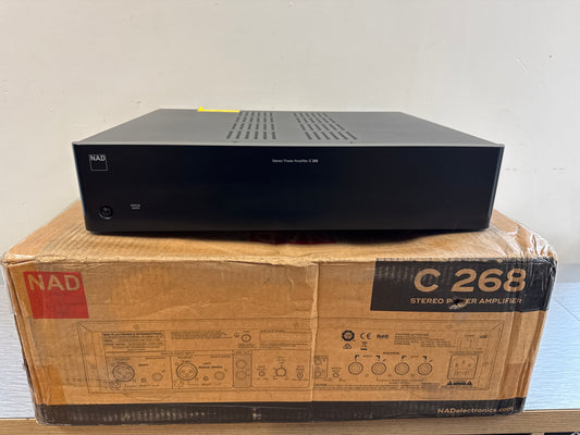 NAD C268 Stereo Power Amplifier * Box