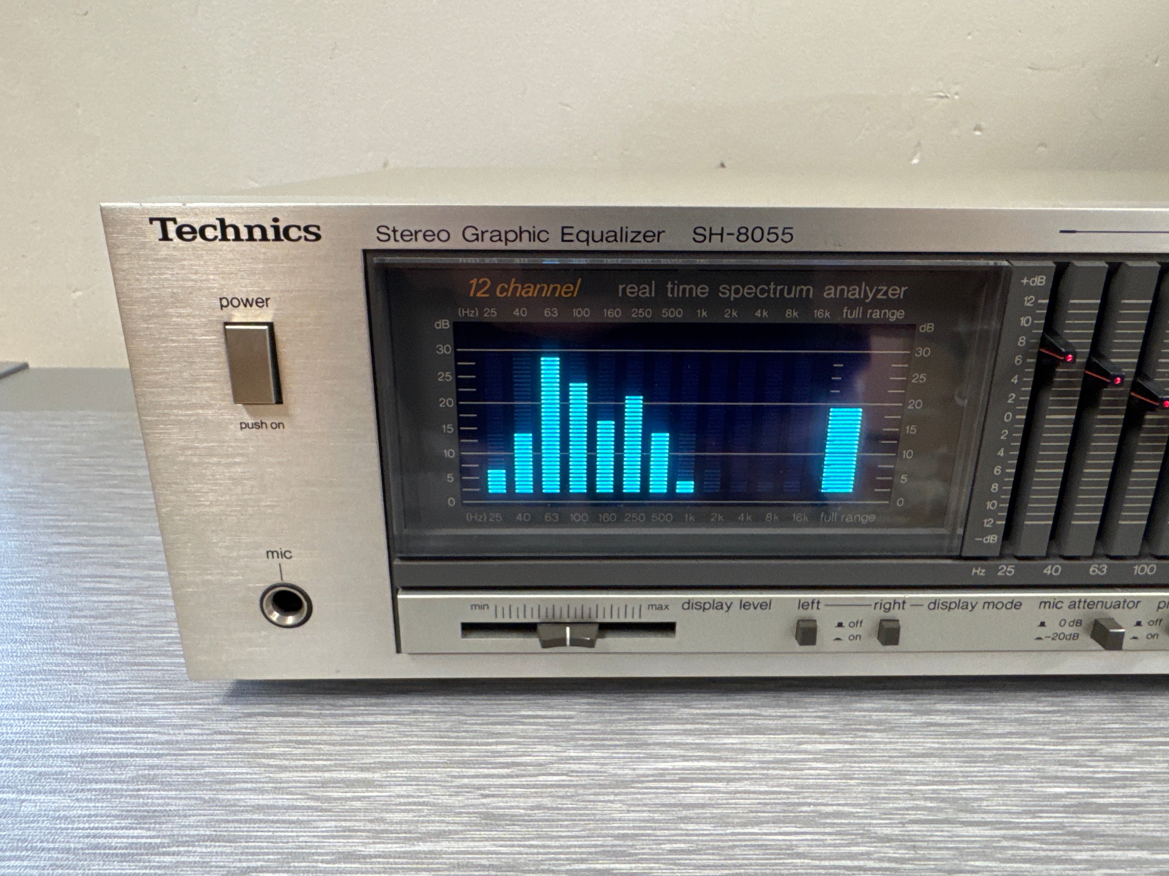 Technics SH-8055 Stereo Graphic Equalizer (1983-89) – The Turntable Store