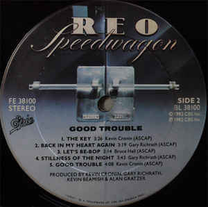 REO Speedwagon : Good Trouble (LP, Album, Pit)