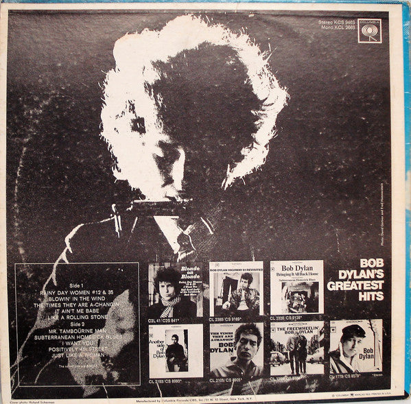 Bob Dylan : Bob Dylan's Greatest Hits (LP, Comp, Pit)