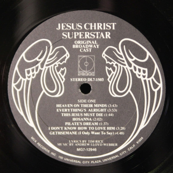 Original Broadway Cast* : Original Broadway Cast - Jesus Christ Superstar (LP, Album, All)