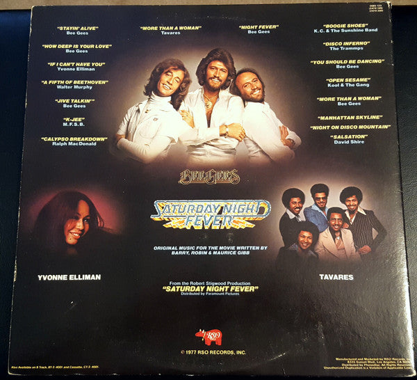 Various : Saturday Night Fever (The Original Movie Sound Track) (2xLP, Album, Comp, Mon)