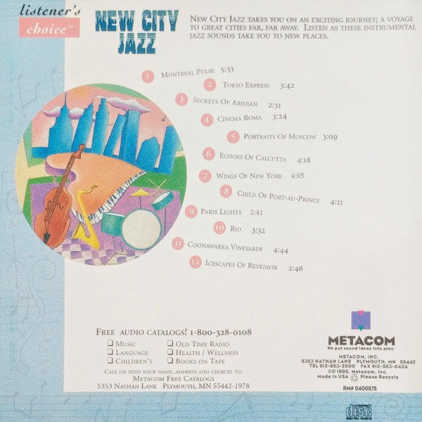 No Artist : New City Jazz (CD)