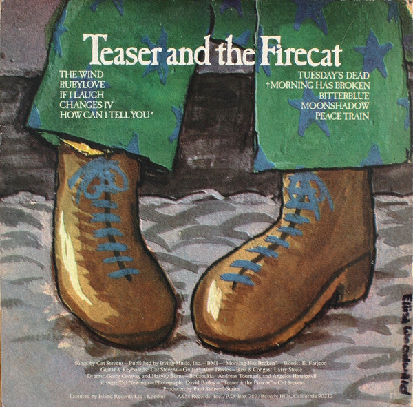 Cat Stevens : Teaser And The Firecat (LP, Album, RE, Pit)