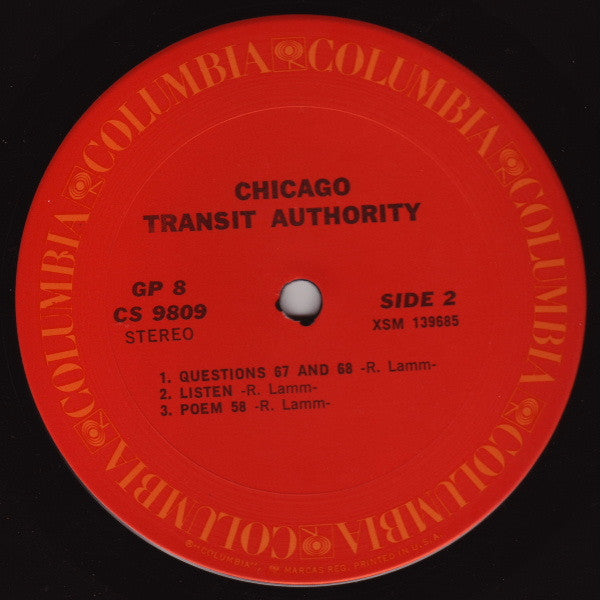 Chicago Transit Authority* : Chicago Transit Authority (2xLP, Album, RP, Gat)