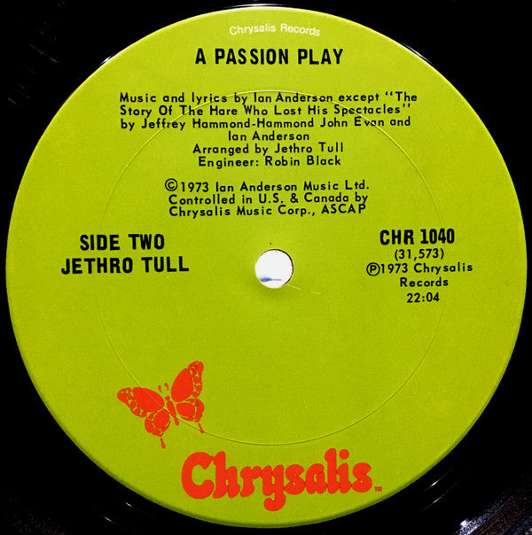 Jethro Tull : A Passion Play (LP, Album, Pit)