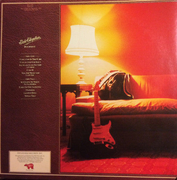 Eric Clapton : Backless (LP, Album, San)