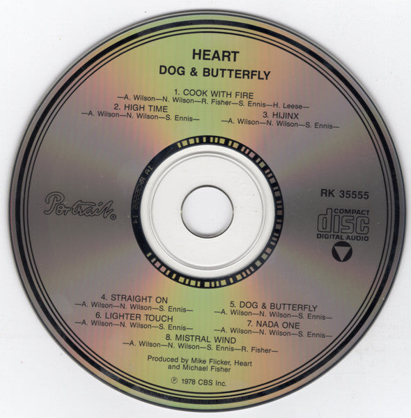 Heart : Dog & Butterfly (CD, Album, RE, RP)