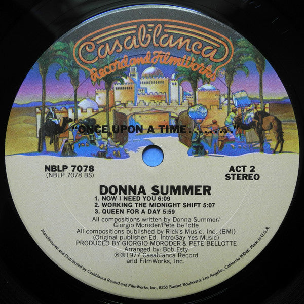 Donna Summer : Once Upon A Time... (2xLP, Album, CTH)