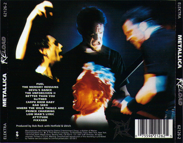 Metallica : Reload (CD, Album, WEA)