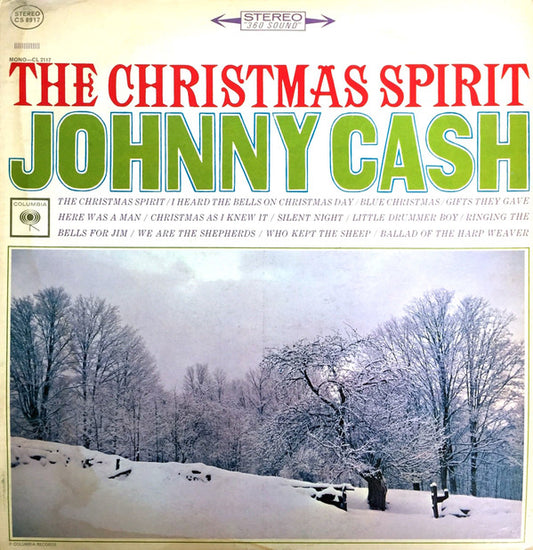 Johnny Cash : The Christmas Spirit (LP, Album, RE, Ter)