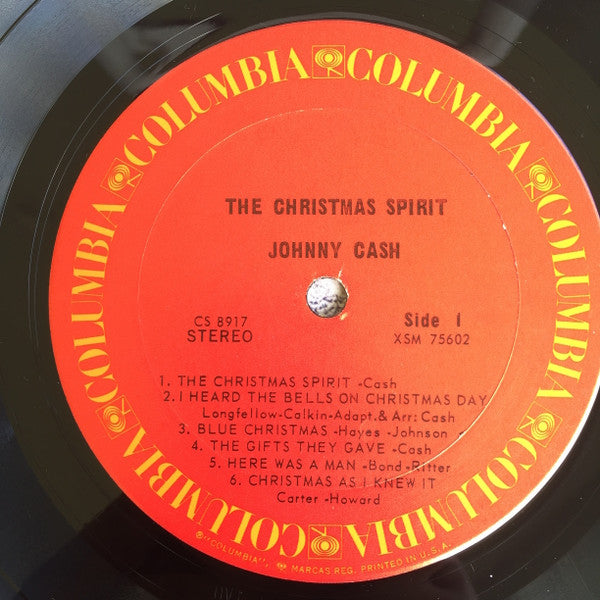 Johnny Cash : The Christmas Spirit (LP, Album, RE, Ter)