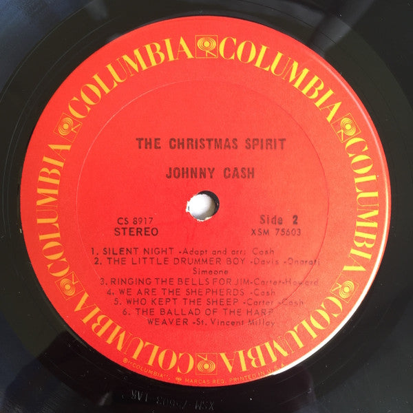 Johnny Cash : The Christmas Spirit (LP, Album, RE, Ter)