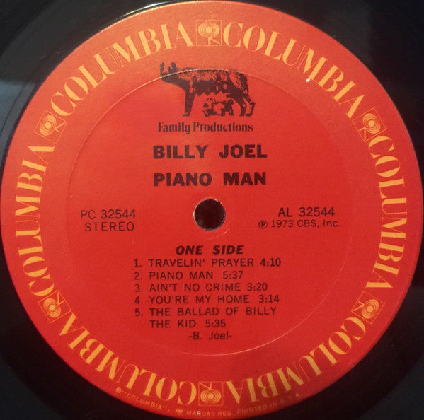 Billy Joel : Piano Man (LP, Album, RE, RP, Pit)