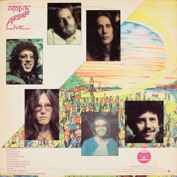 Todd Rundgren's Utopia* : Another Live (LP, Album, Pit)