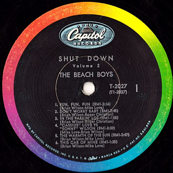 The Beach Boys : Shut Down Volume 2 (LP, Album, Mono, Scr)