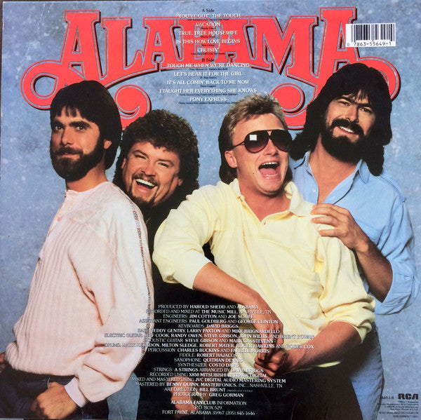 Alabama : The Touch (LP, Album)