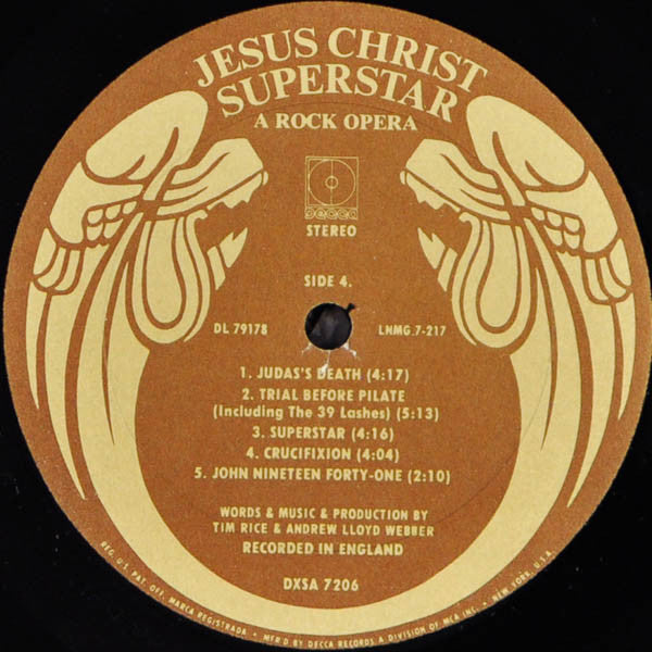 Andrew Lloyd Webber & Tim Rice* : Jesus Christ Superstar - A Rock Opera (2xLP, Album)