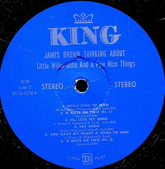 James Brown : Thinking About Little Willie John And A Few Nice Things (LP)