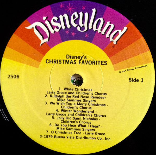 Larry Groce, The Mike Sammes Singers* And The Disneyland Children's Sing-along Chorus : Disney's Christmas Favorites (LP, Album, PRC)