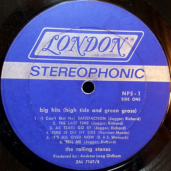 The Rolling Stones : Big Hits (High Tide And Green Grass) (LP, Comp)