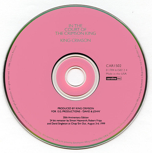 King Crimson : In The Court Of The Crimson King (An Observation By King Crimson) (CD, Album, RE, RM)