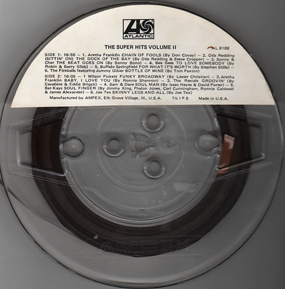 Various : The Super Hits Vol. 2 (Reel, 4tr Stereo, 7" Reel, Comp)