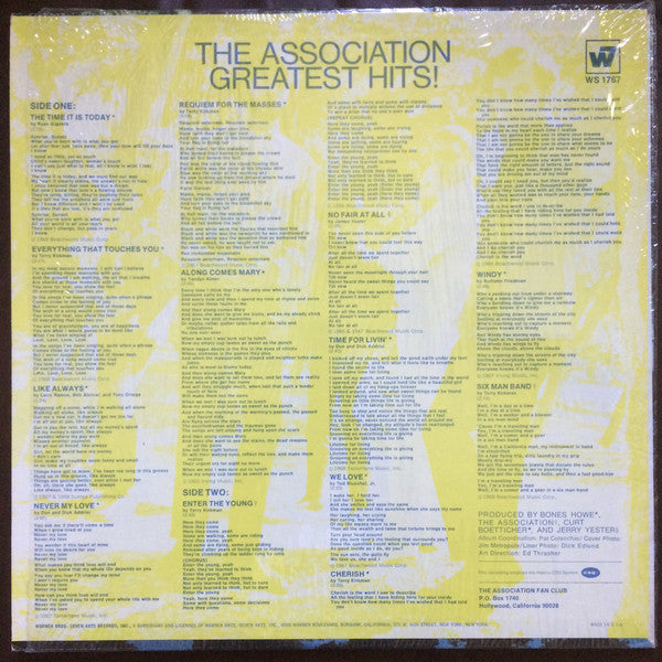 The Association (2) : Greatest Hits! (LP, Comp, Pit)