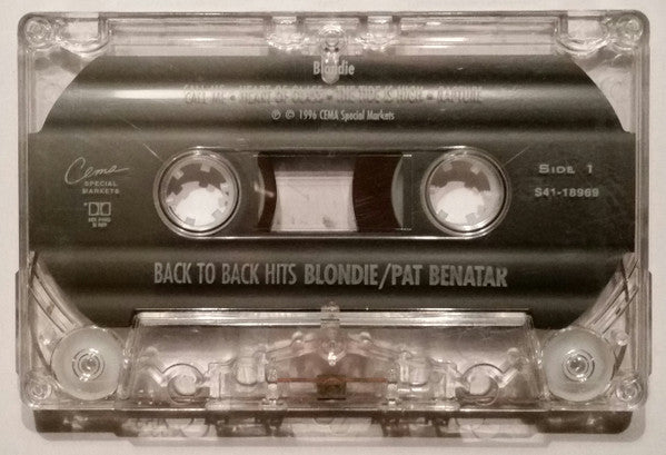 Blondie / Pat Benatar : Back To Back Hits  (Cass, Comp)