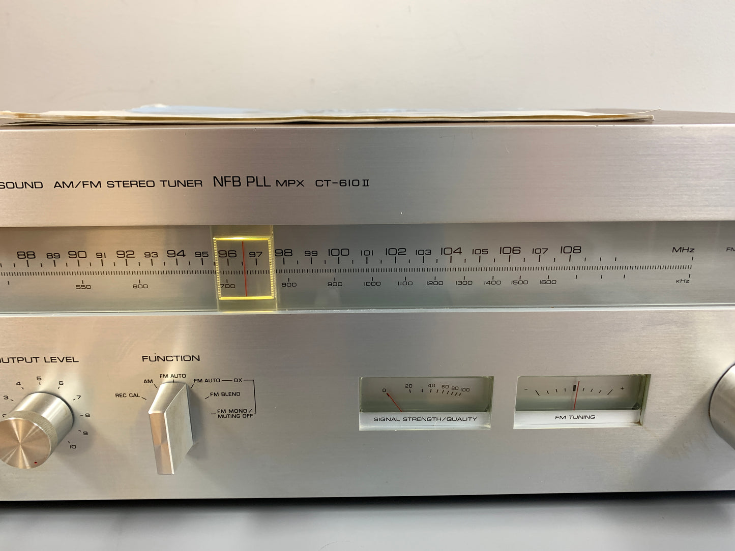 Yamaha CT-610II Stereo Tuner *Manual