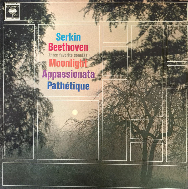 Serkin* / Beethoven* : Three Favorite Sonatas (LP, Album, Mono)