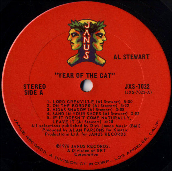 Al Stewart : Year Of The Cat (LP, Album, Gat)