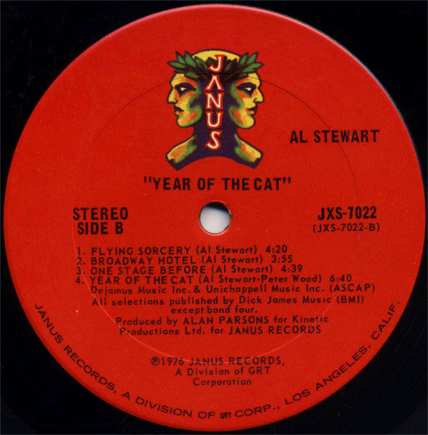 Al Stewart : Year Of The Cat (LP, Album, Gat)