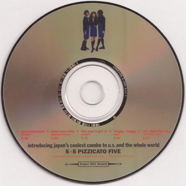 Pizzicato Five : Five By Five (CD, EP)