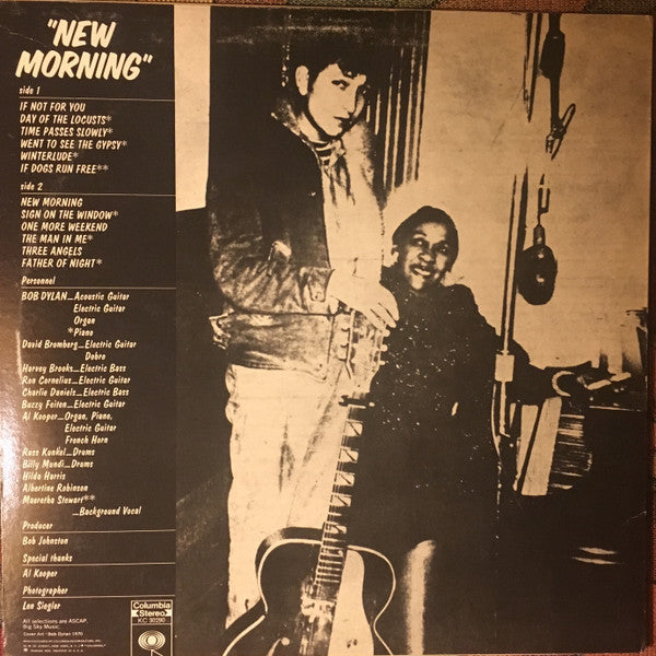 Bob Dylan : New Morning (LP, Album, Ter)