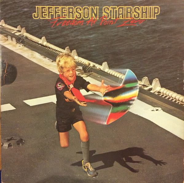 Jefferson Starship : Freedom At Point Zero (LP, Album, Gol)