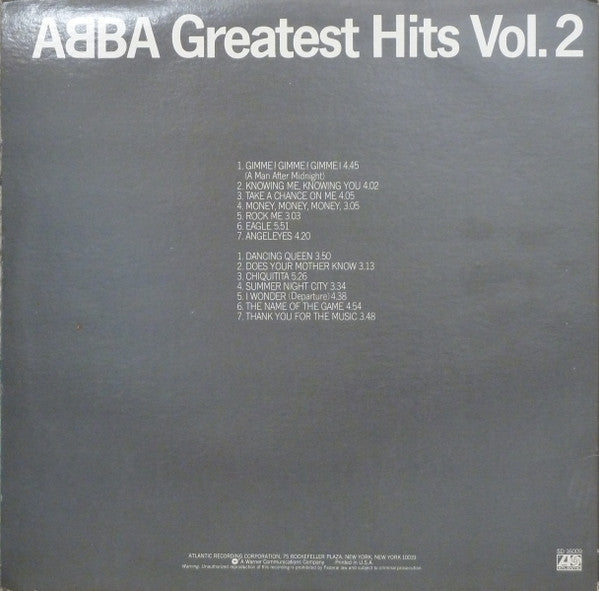 ABBA : Greatest Hits Vol. 2 (LP, Comp, Gat)