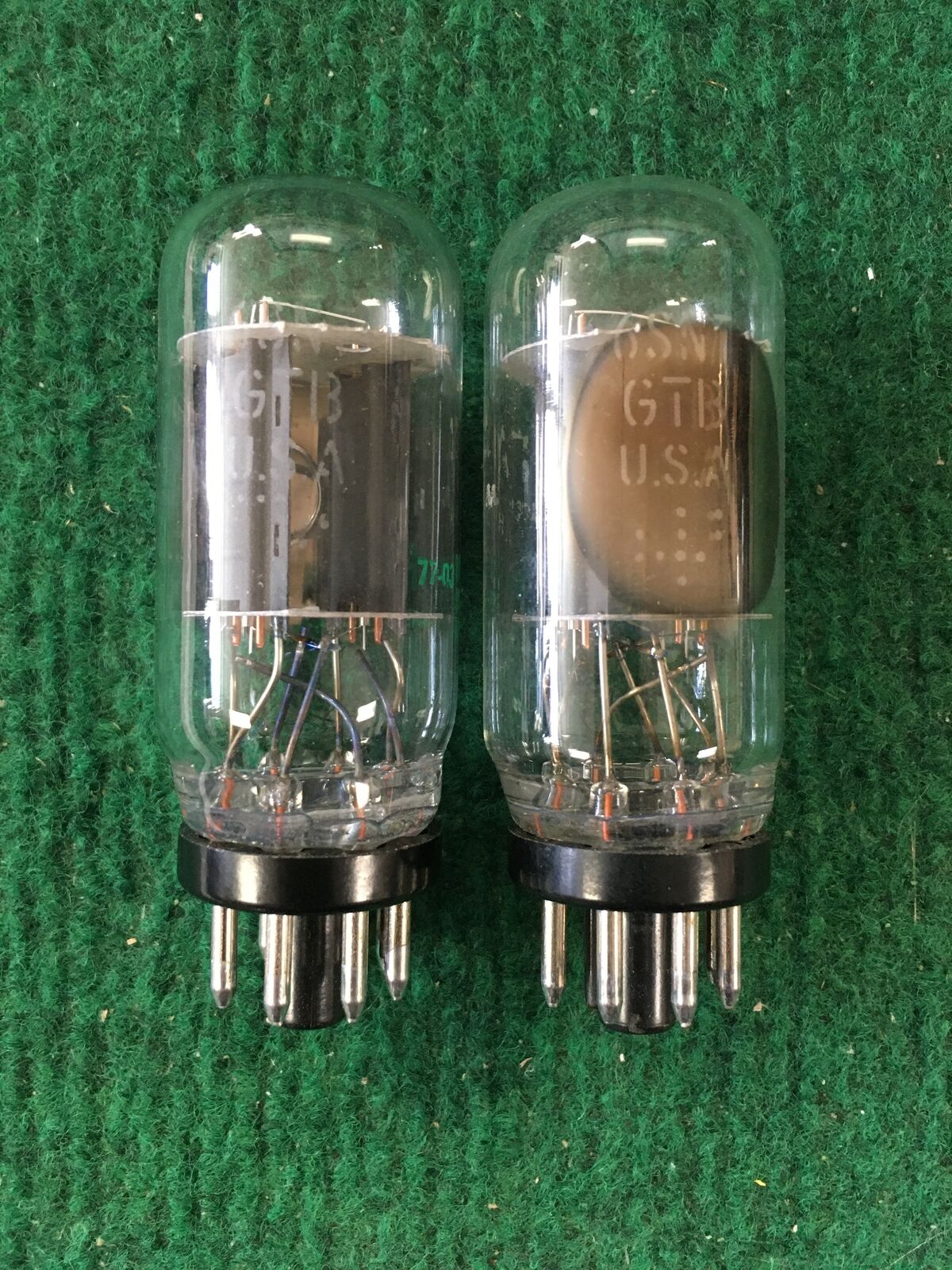 FAA (GE) * 6SN7GTB Tube * Pair * Tested 100/105 75/90