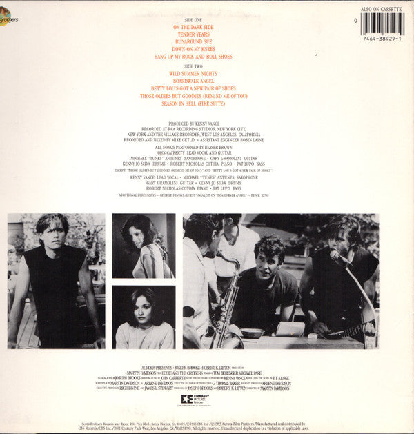 John Cafferty And The Beaver Brown Band : Eddie And The Cruisers (Original Motion Picture Soundtrack) (LP, Album, Car)