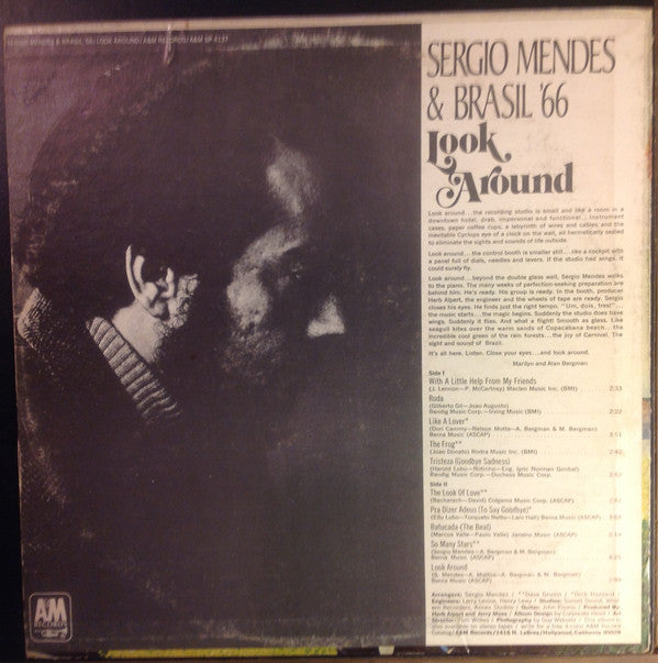 Sergio Mendes & Brasil '66* : Look Around (LP, Album, M/Print, RP, Pit)