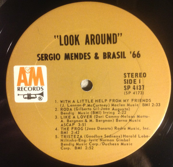 Sergio Mendes & Brasil '66* : Look Around (LP, Album, M/Print, RP, Pit)