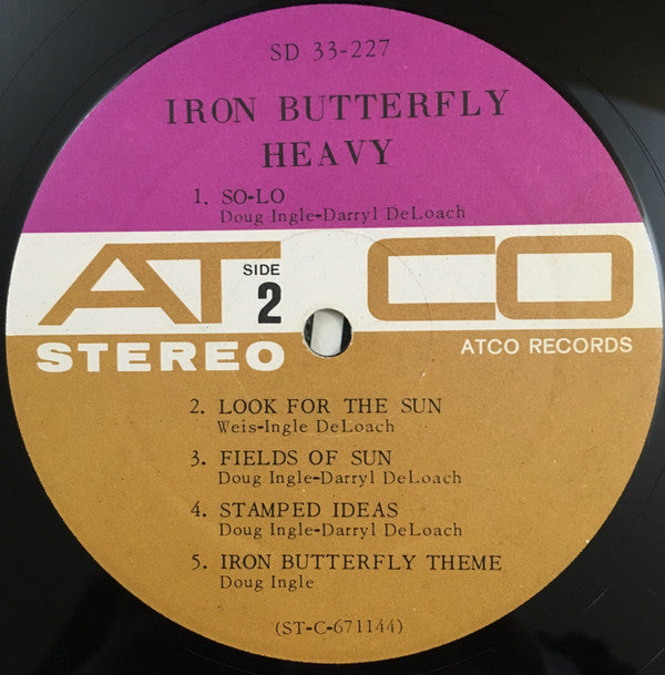 Iron Butterfly : Heavy (LP, Album)