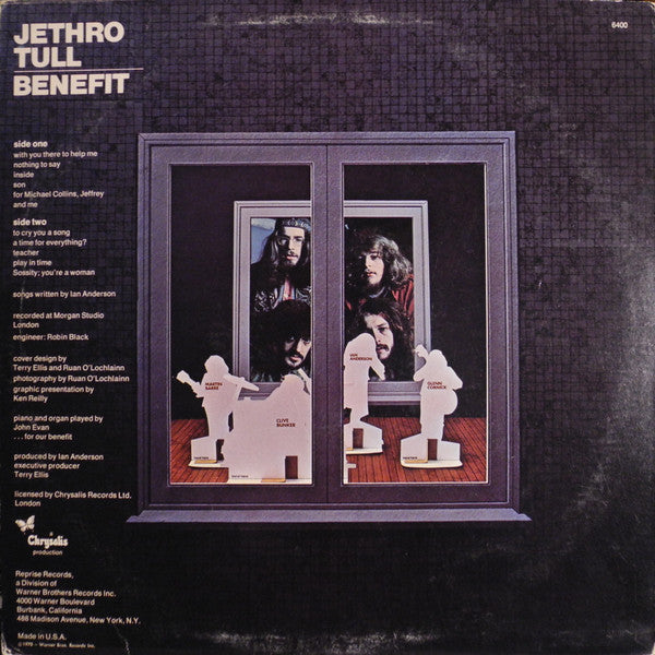 Jethro Tull : Benefit (LP, Album, RP, Pit)